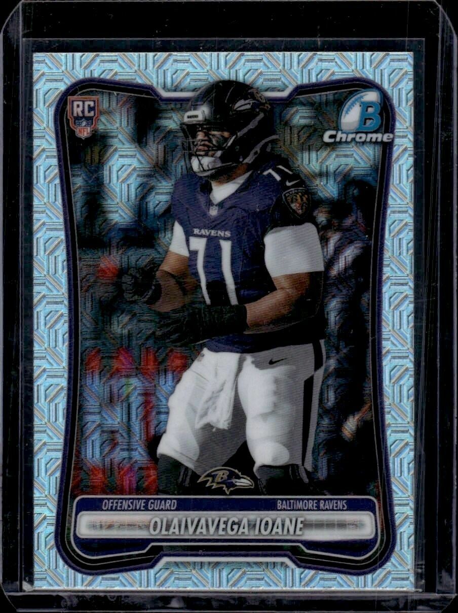 2026 Bowman Olaivavega Ioane Chrome Mojo Refractor Rookie Trading Card