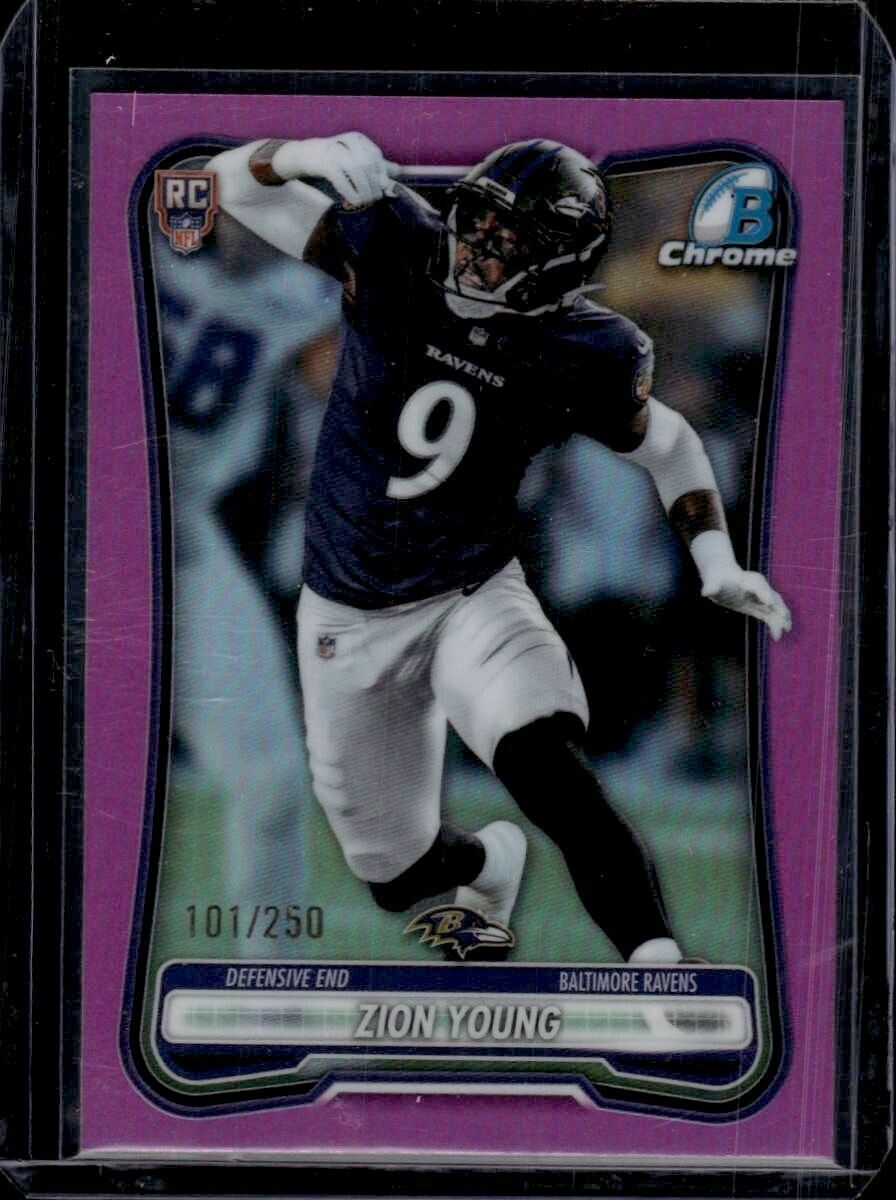 2026 Bowman Zion Young Chrome Pink Refractor /250 Rookie Trading Card