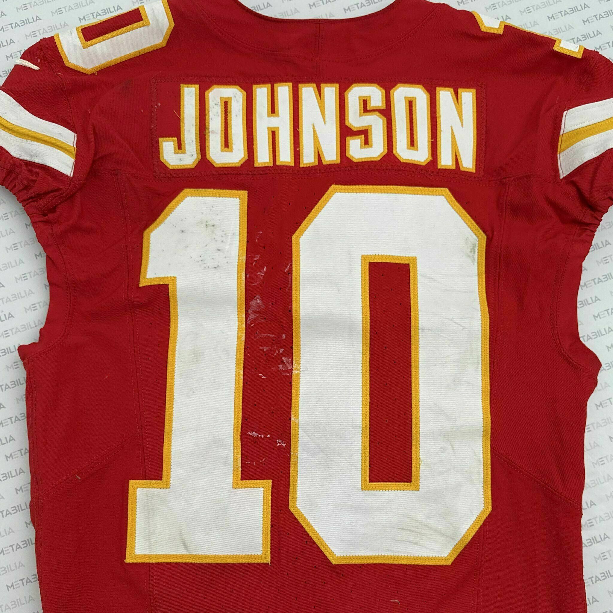 #10 JOHNSON Game-Worn Jersey vs Miami