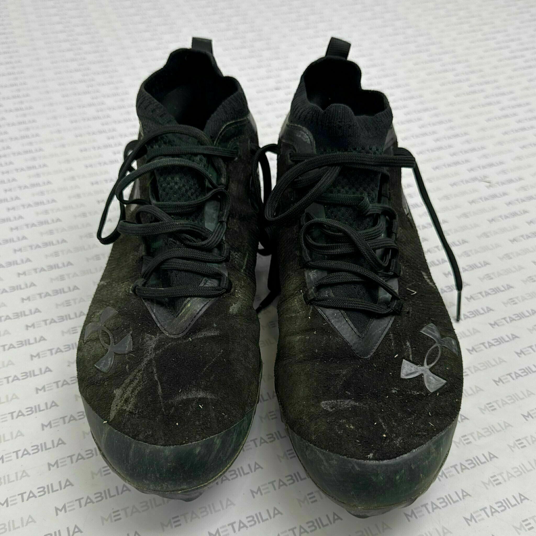 Ravens Player Game-Worn Cleats, US Size 11.5