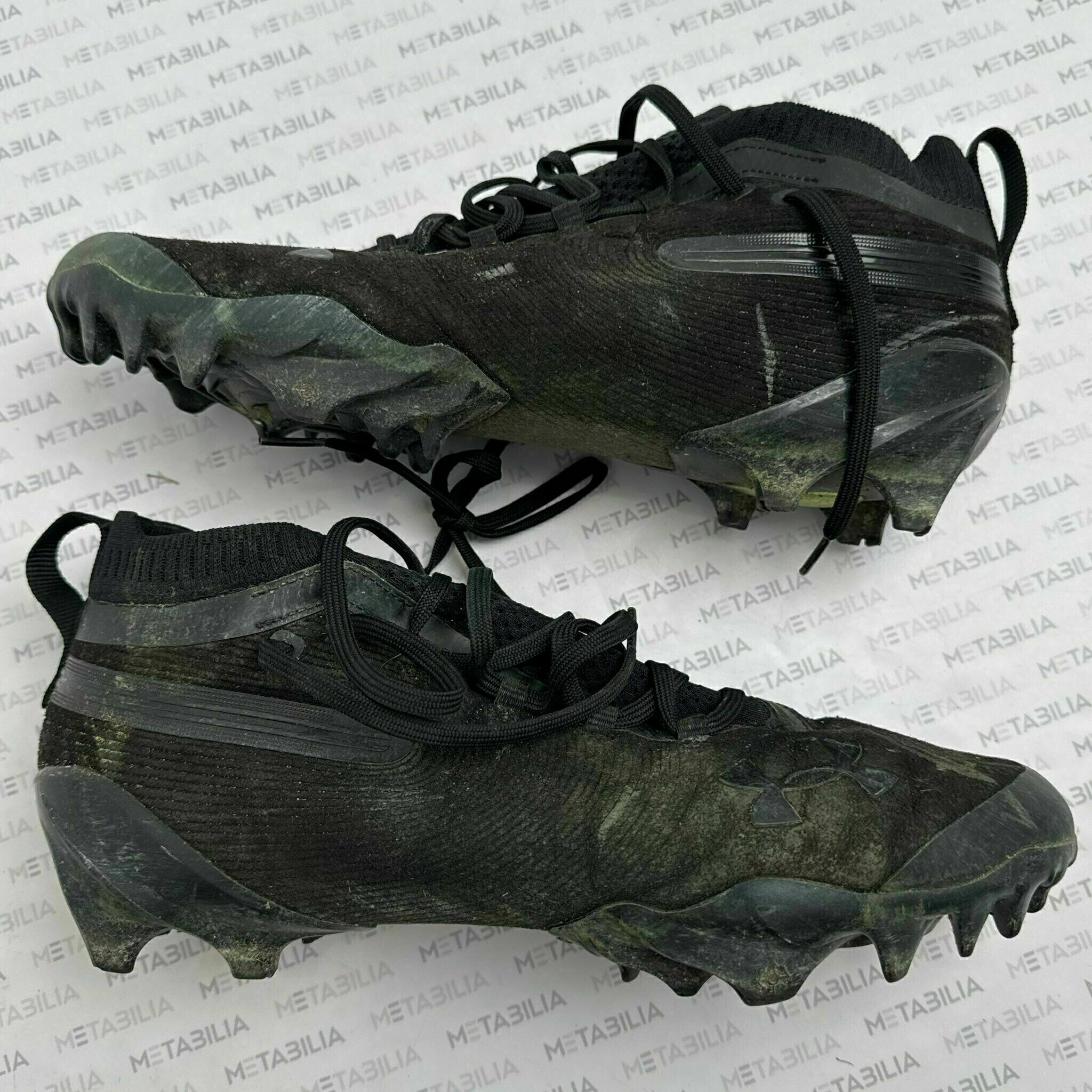 Ravens Player Game-Worn Cleats, US Size 11.5