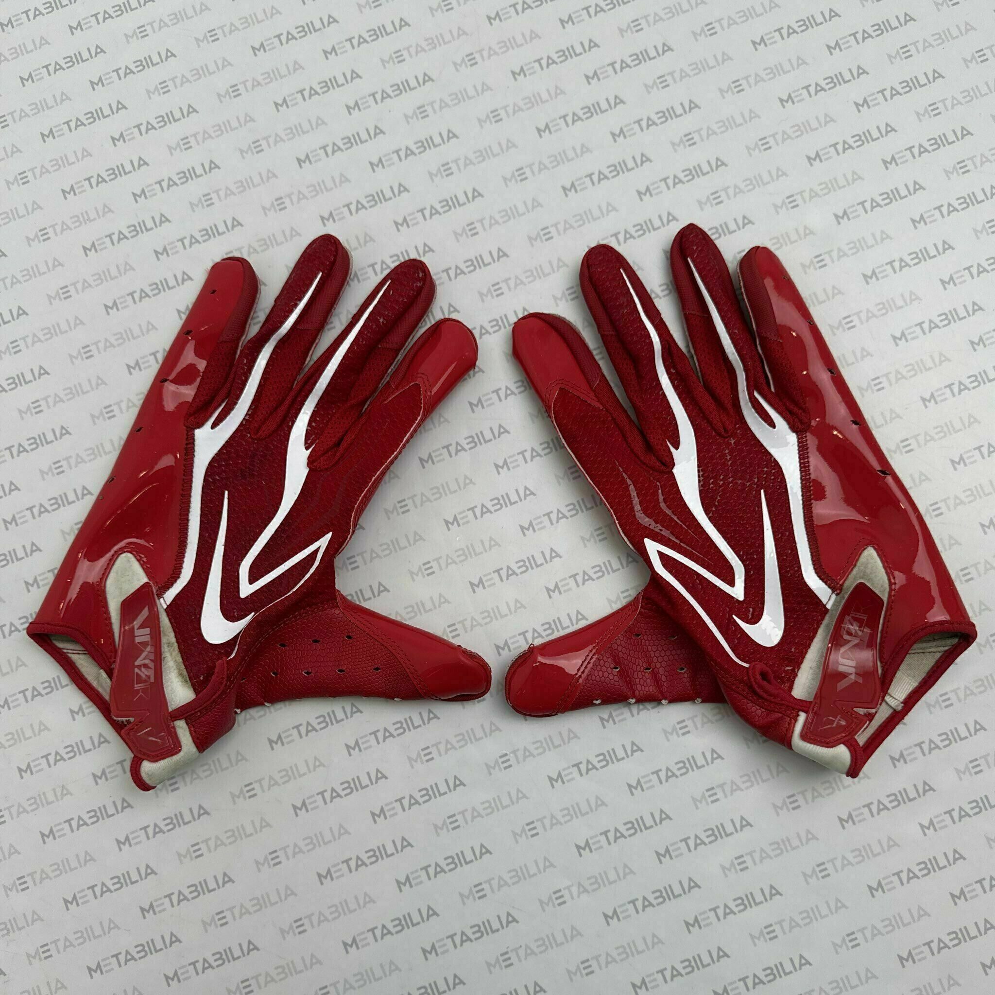 #52 Rozeboom Game-Worn Gloves vs GBP, red