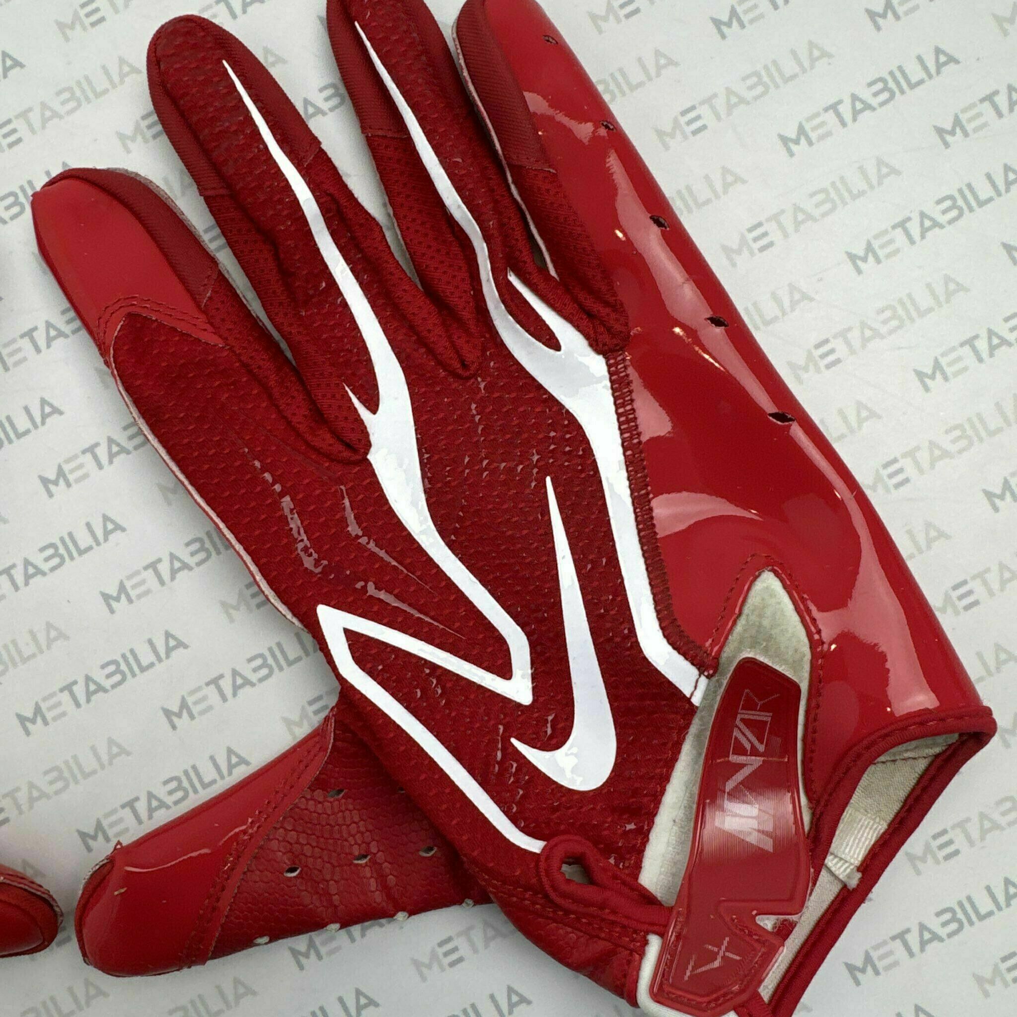 #52 Rozeboom Game-Worn Gloves vs GBP, red