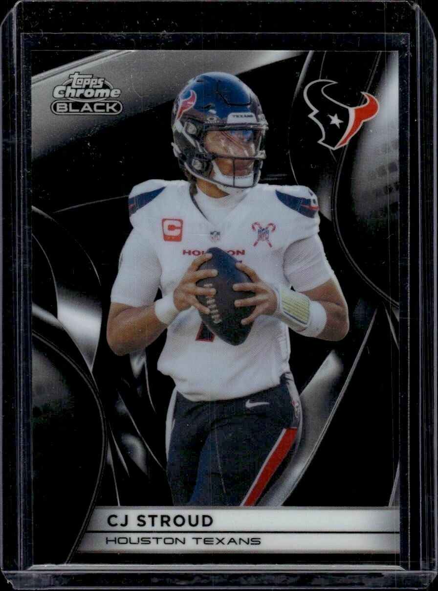 2025 Topps Chrome Black CJ Stroud Trading Card