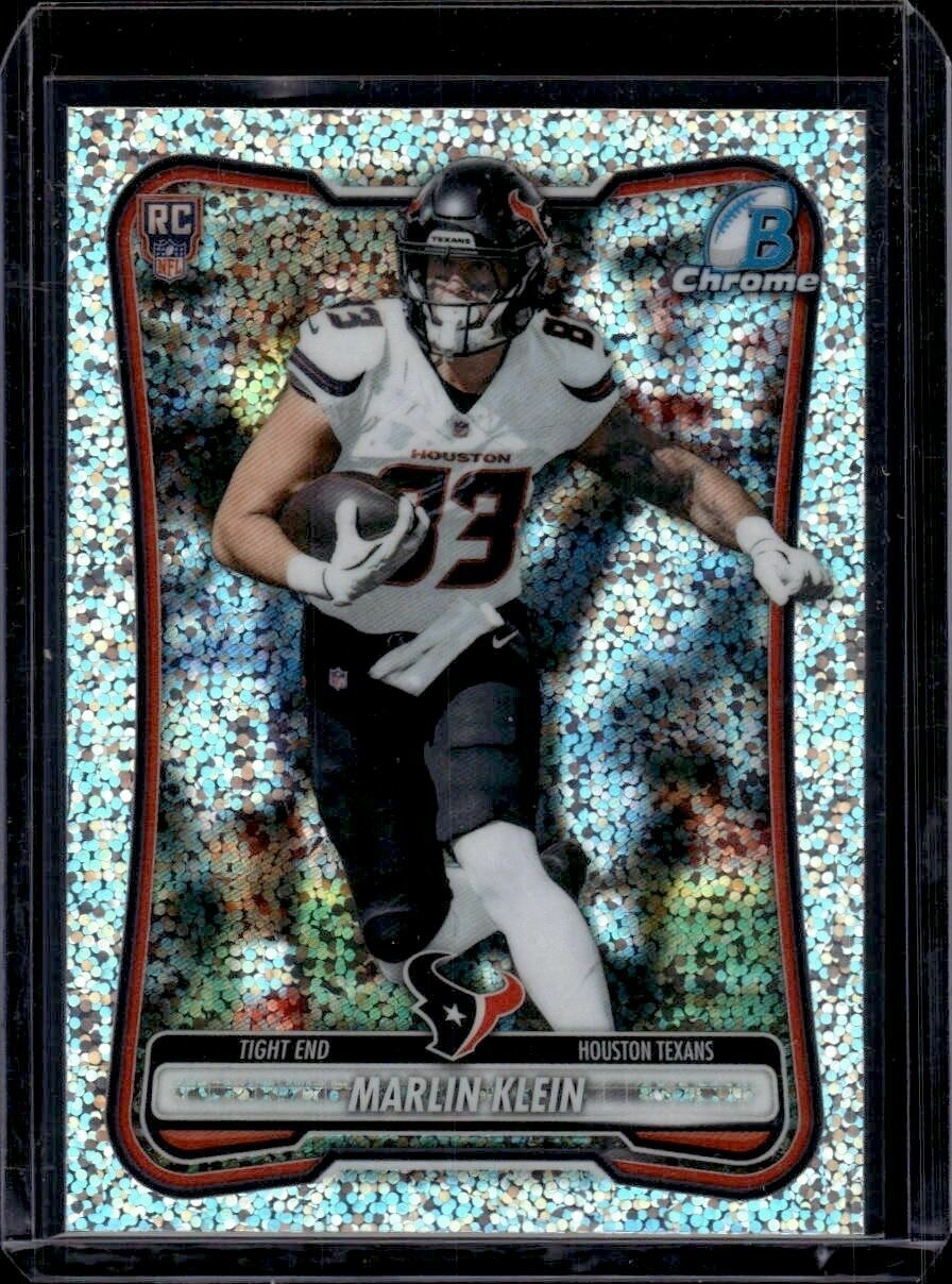 2026 Bowman Marlin Klein Chrome Speckle Refractor Rookie Trading Card