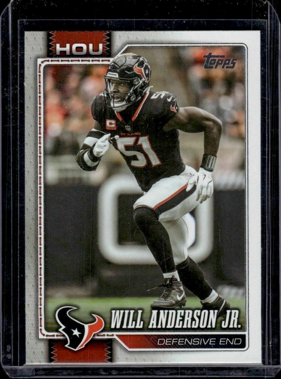 2026 Topps Flagship Will Anderson Jr. Trading Card