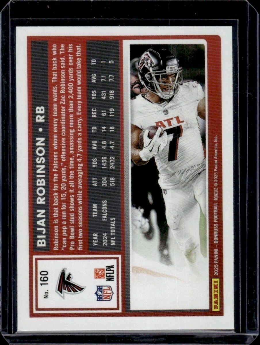 2025 Donruss Bijan Robinson Trading Card