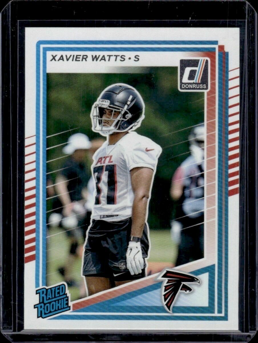 2025 Donruss Xavier Watts Rated Rookie Trading Card