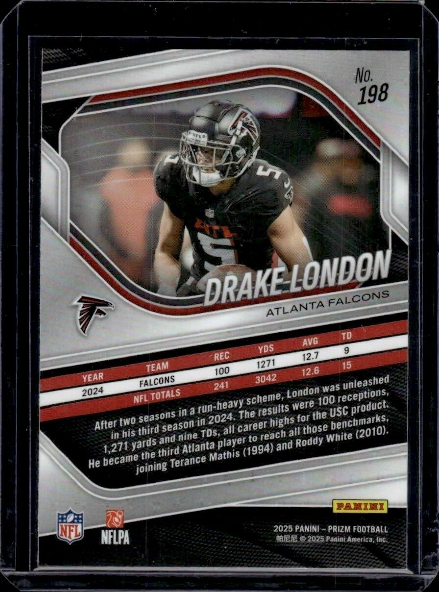 2025 Panini Prizm Drake London Trading Card