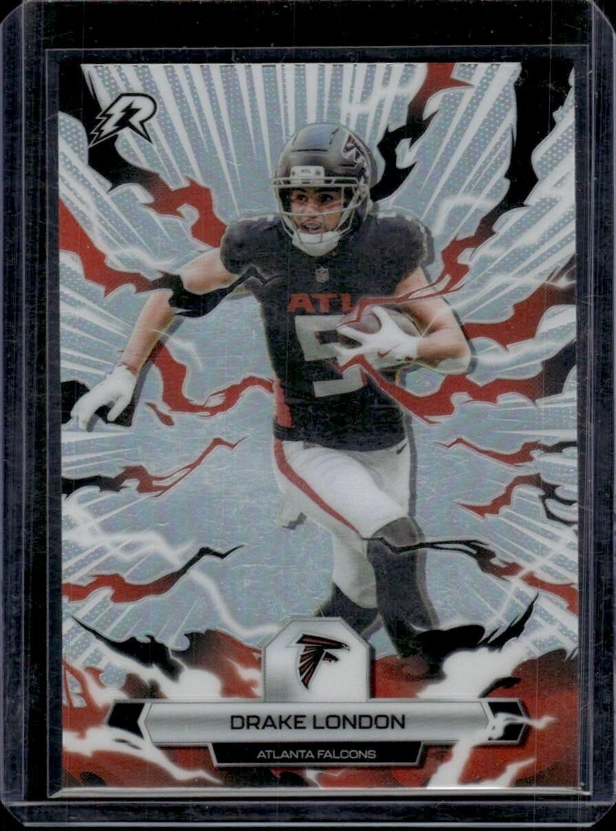 2025 Topps Resurgence Drake London Refractor Trading Card