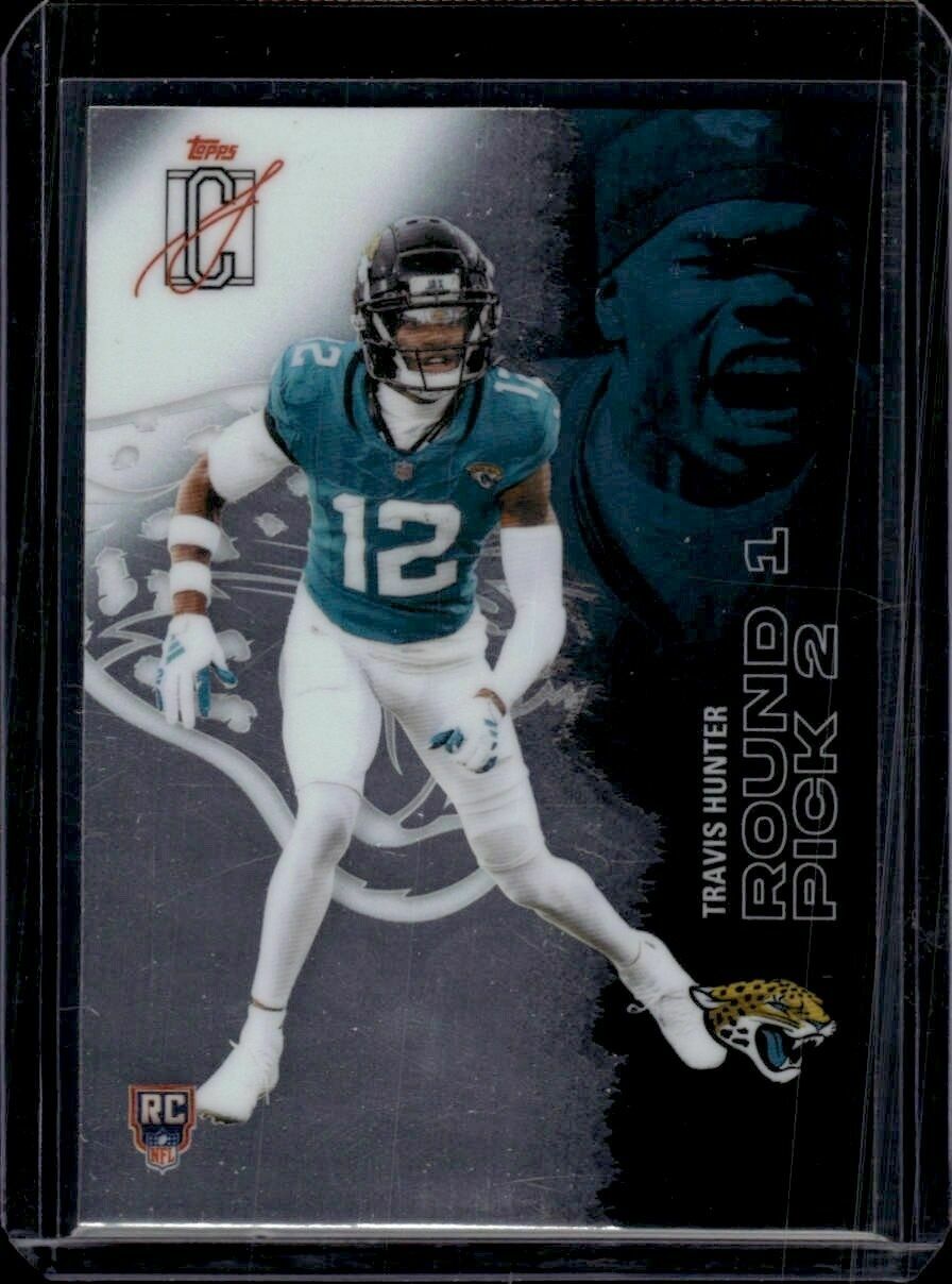 2025 Topps Signature Class Travis Hunter Chrome Trading Card