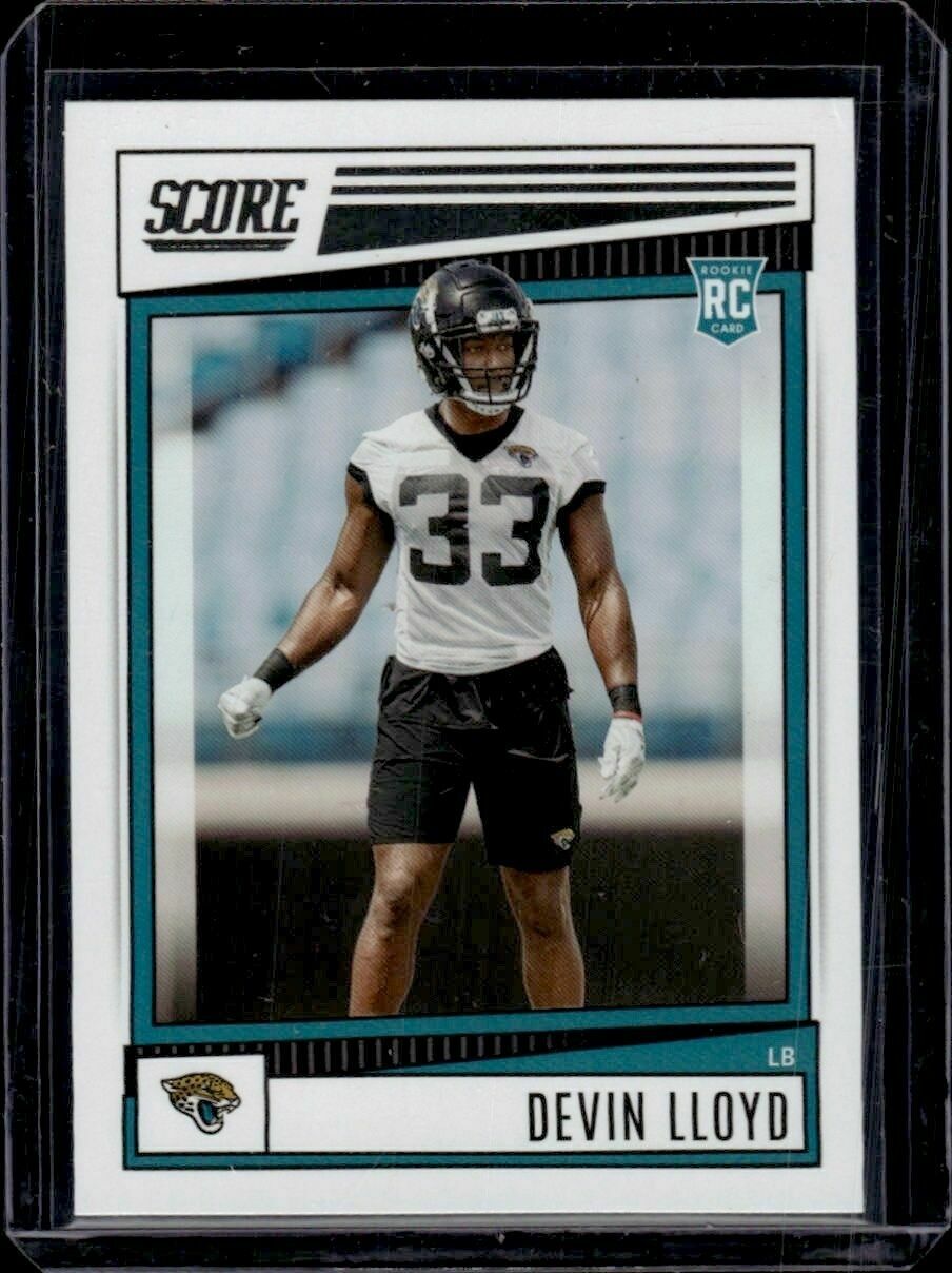 2022 Score Devin Lloyd Showcase Trading Card