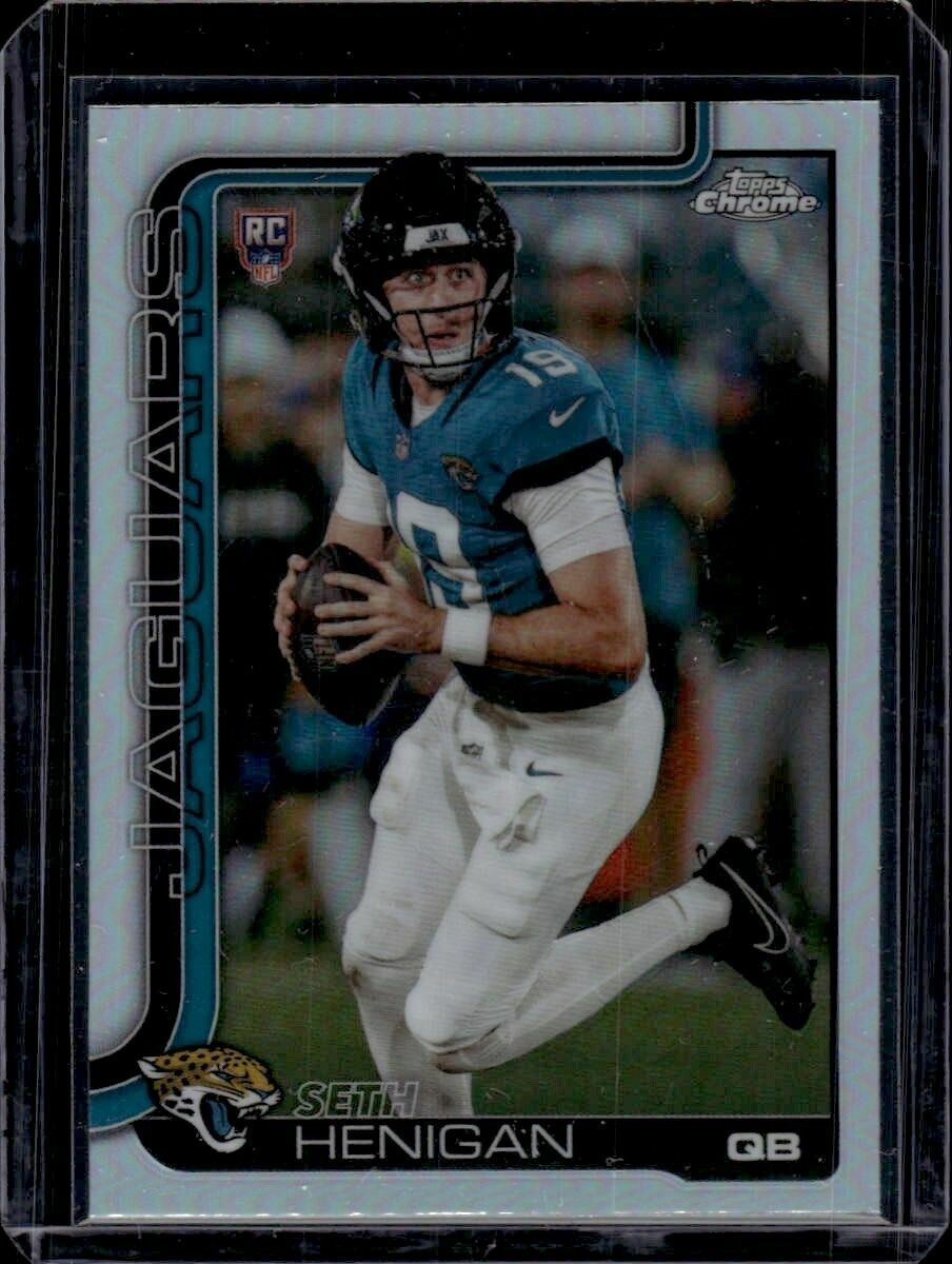 2025 Topps Chrome Seth Henigan Holo Refractor Rookie Trading Card