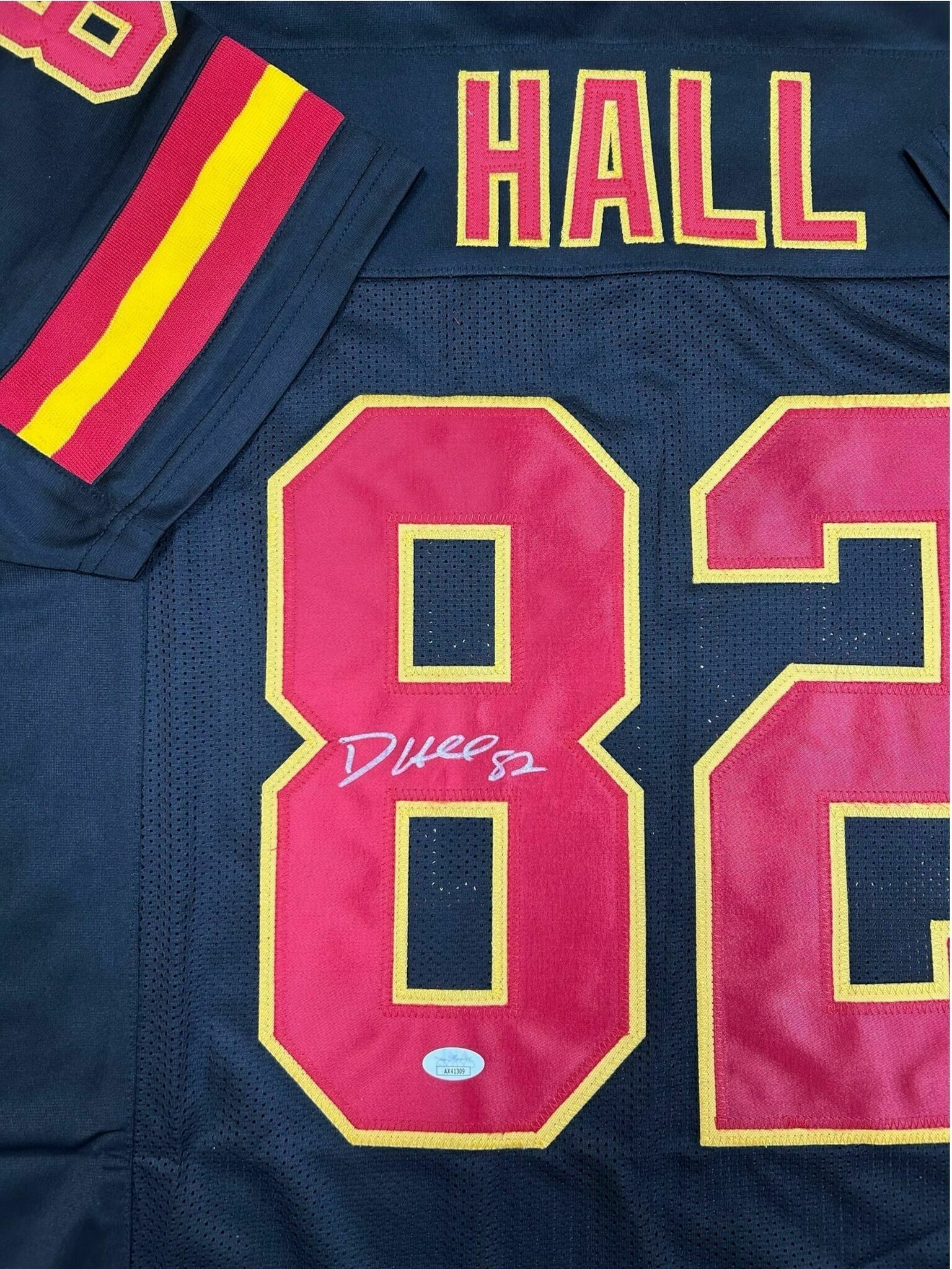 Dante Hall Kansas City Chiefs Autographed Black Jersey - JSA Authentic