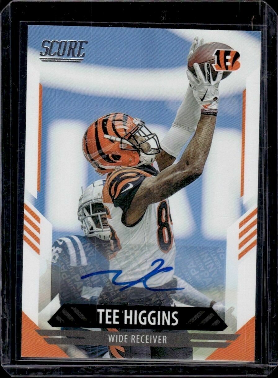 2021 Score Tee Higgins Autograph Trading Card