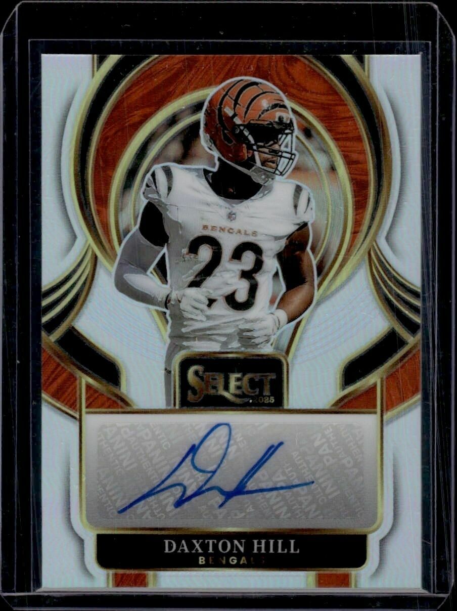 2025 Panini Select Daxton Hill Select Signatures Autograph Trading Card