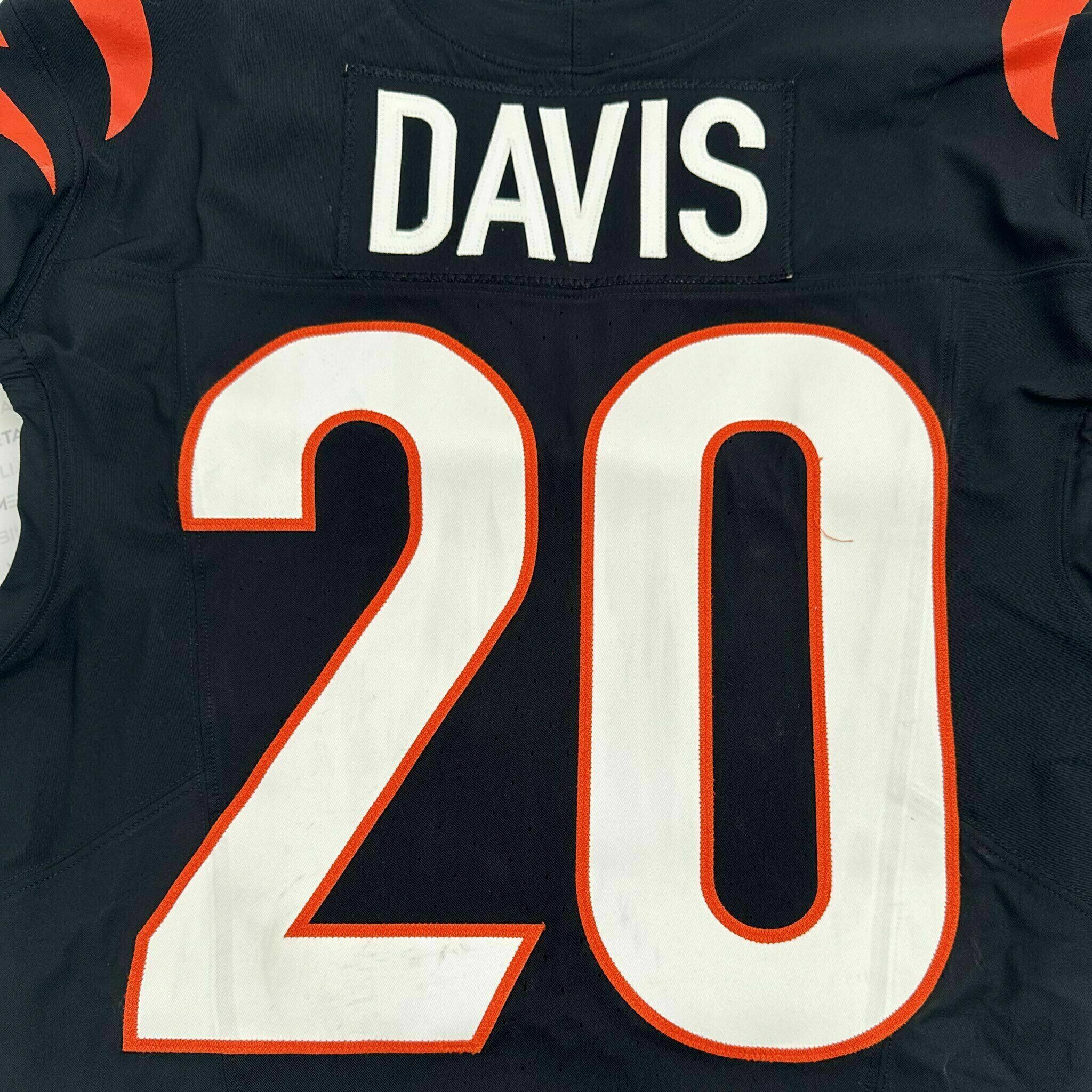 #20 Tacario Davis Game-Worn Jersey vs JAX