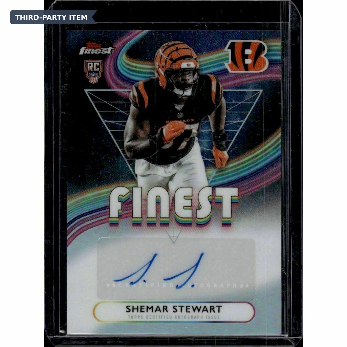 2025 Finest Shemar Stewart Rookie Finest Autographs Rookie Trading Card