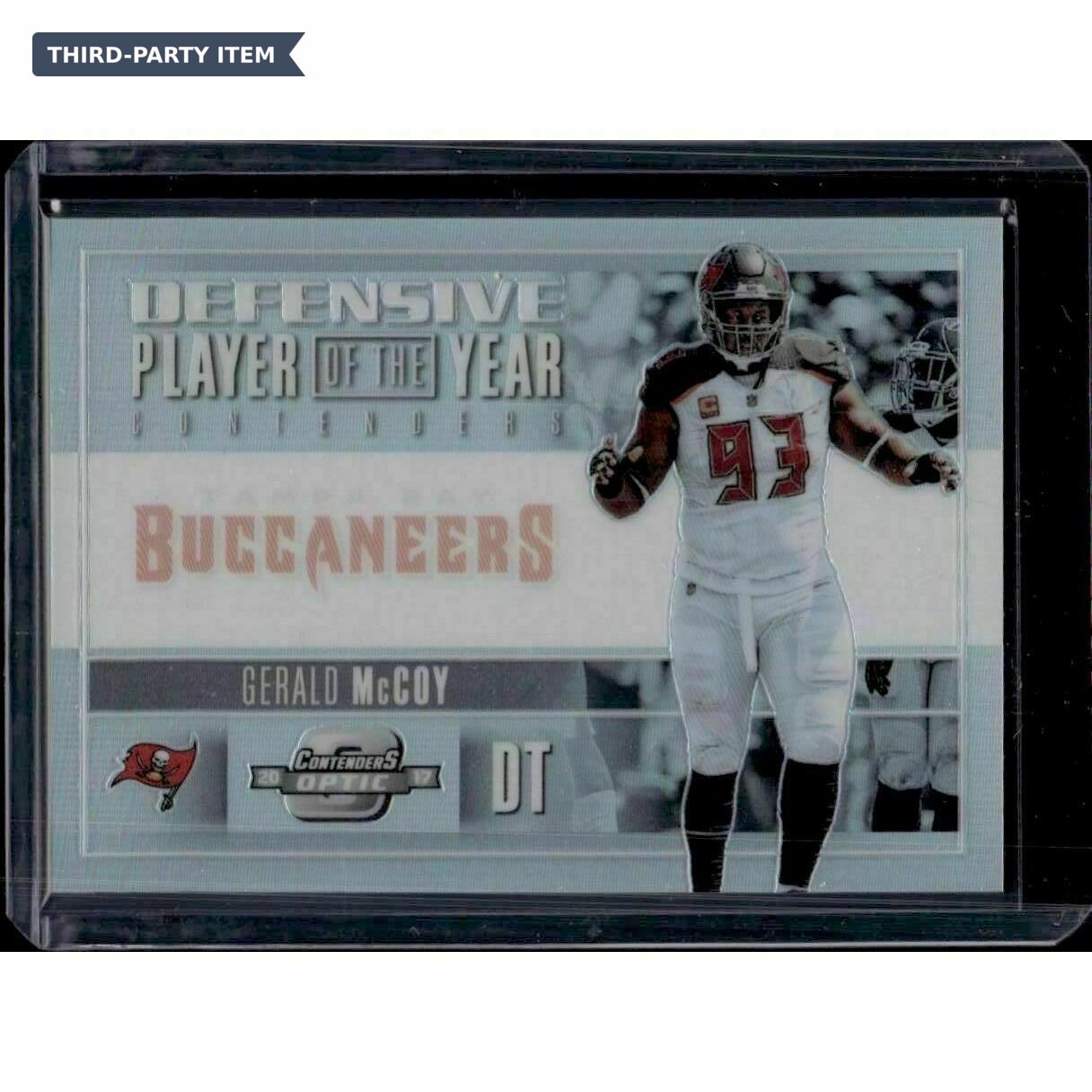 2017 Panini Contenders Optic Gerald McCoy Defensive Player of the Year Contenders /99 Trading Card