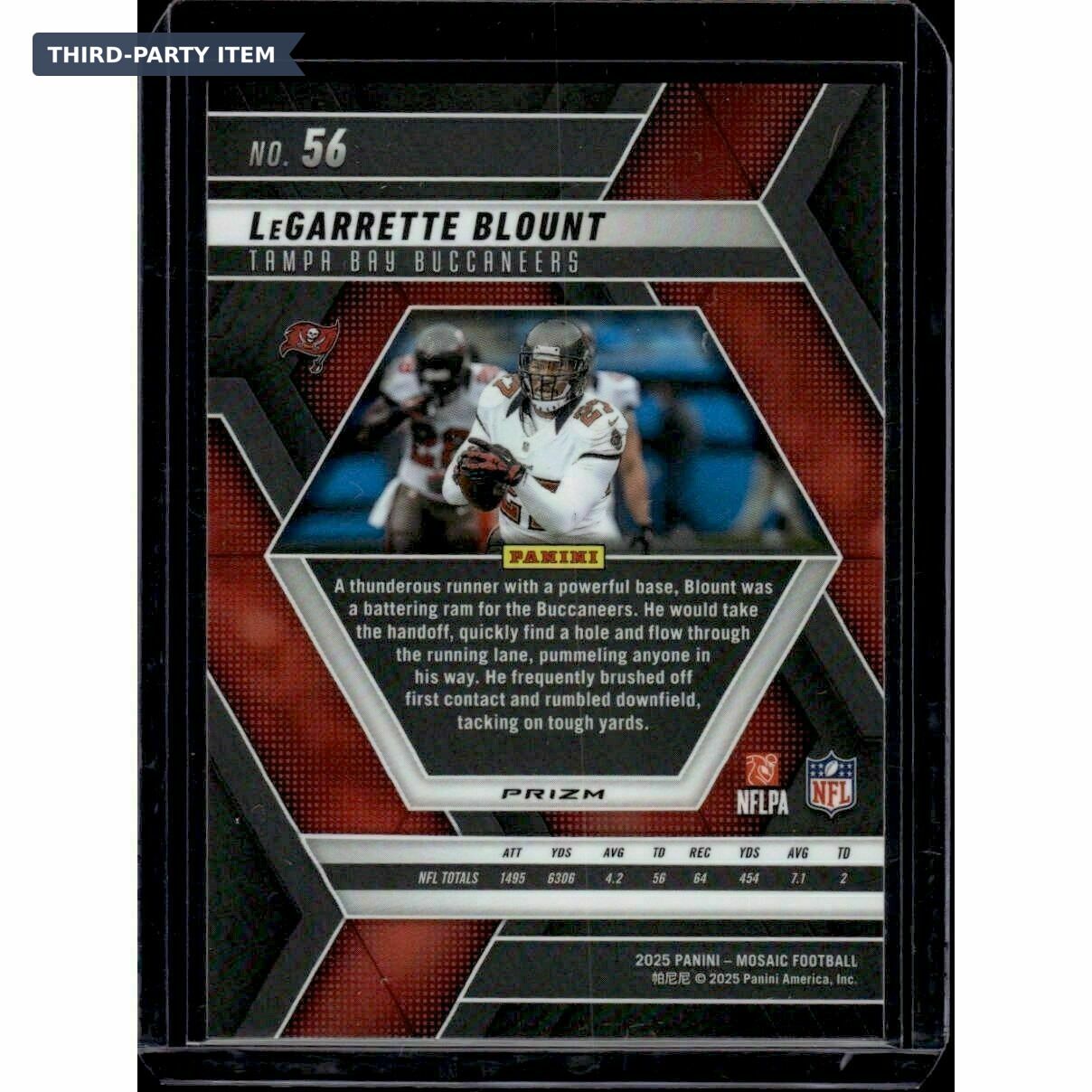 2025 Panini Mosaic LeGarrette Blount Silver Mosaic Prizm Trading Card