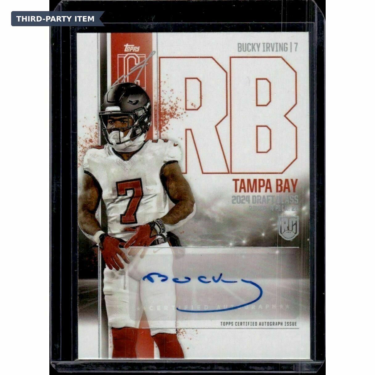2024 Topps Signature Class Bucky Irving Rookie Autograph Trading Card