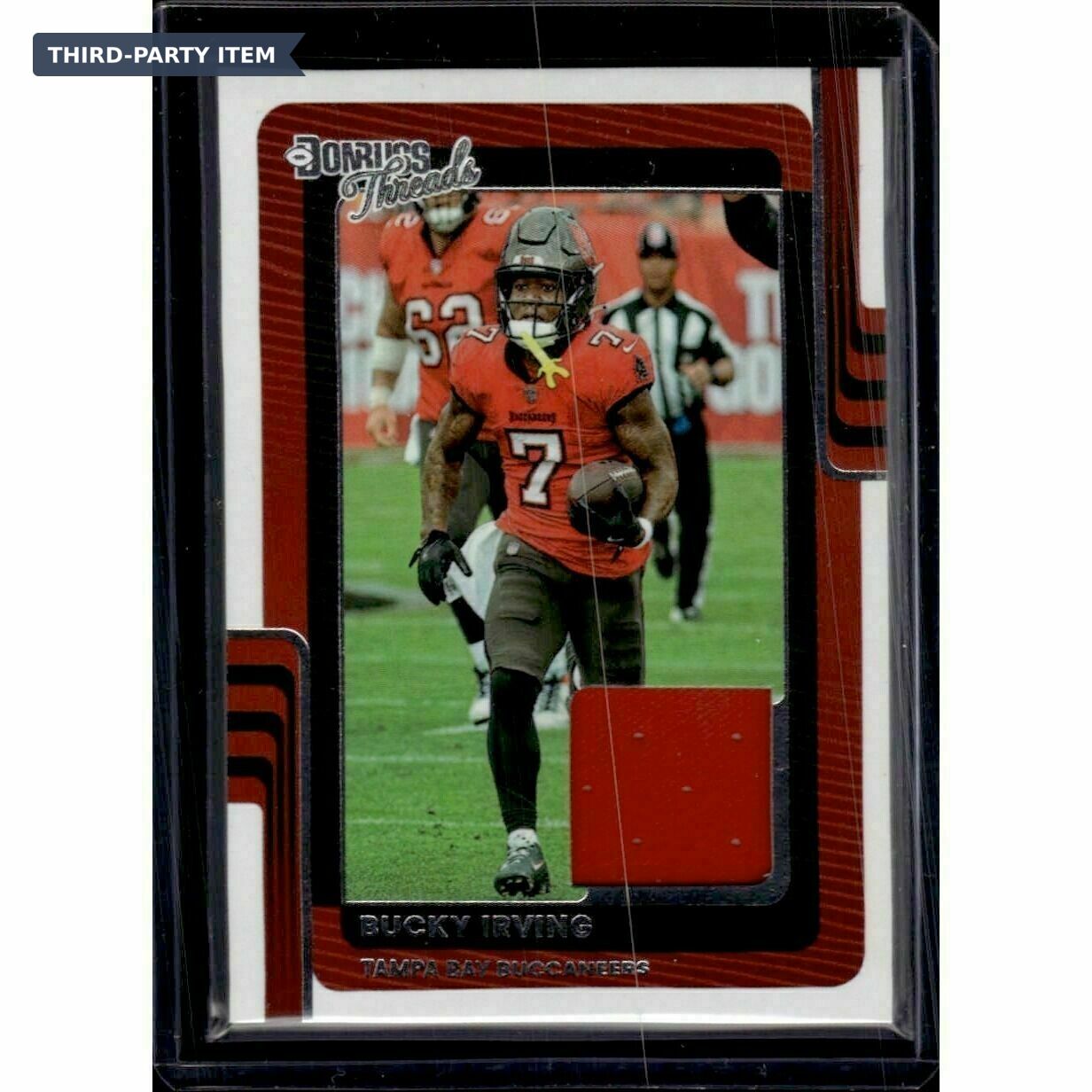 2025 Donruss Bucky Irving Donruss Threads Jersey Patch Trading Card