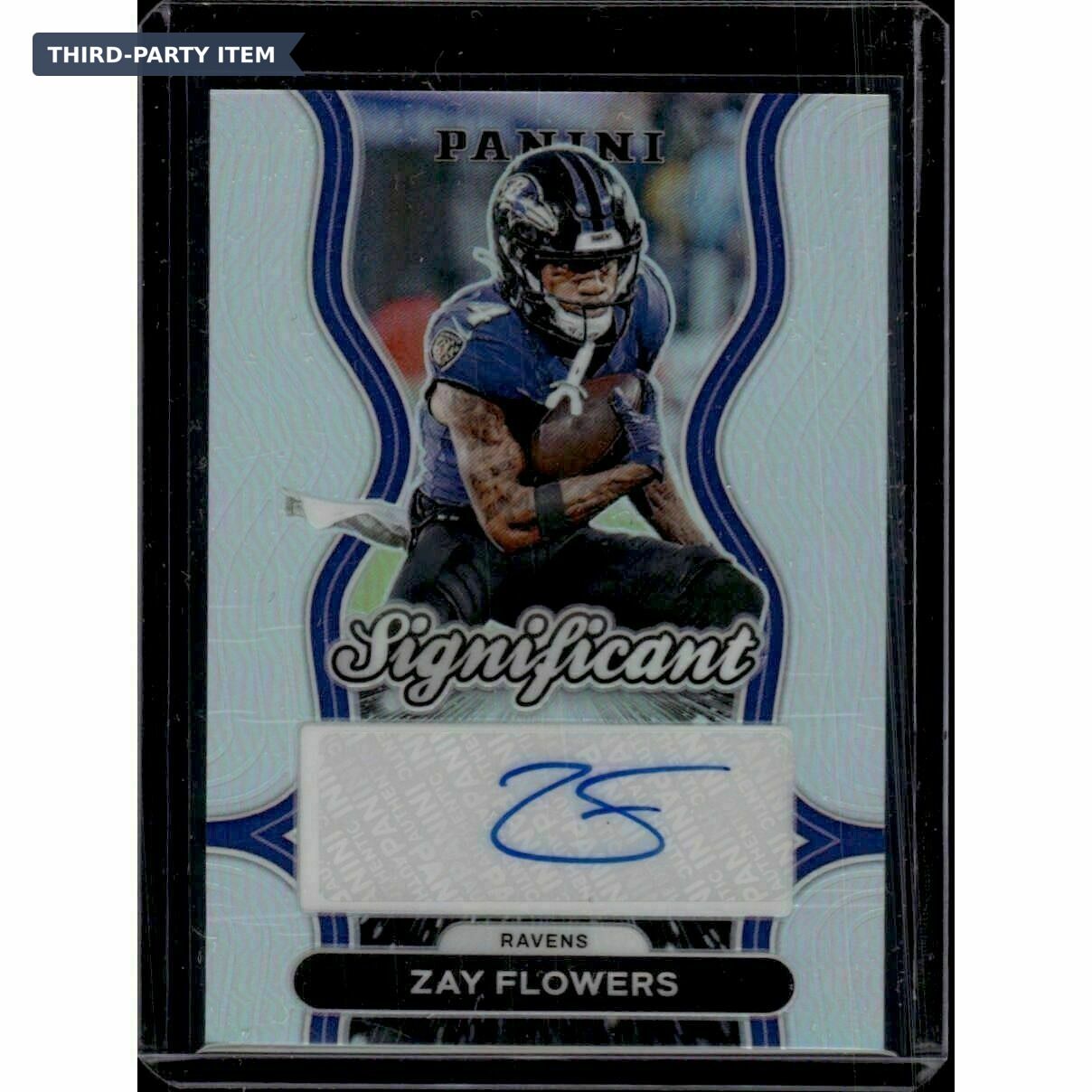 2024 Panini Prizm Zay Flowers Significant Signatures Autograph Trading Card