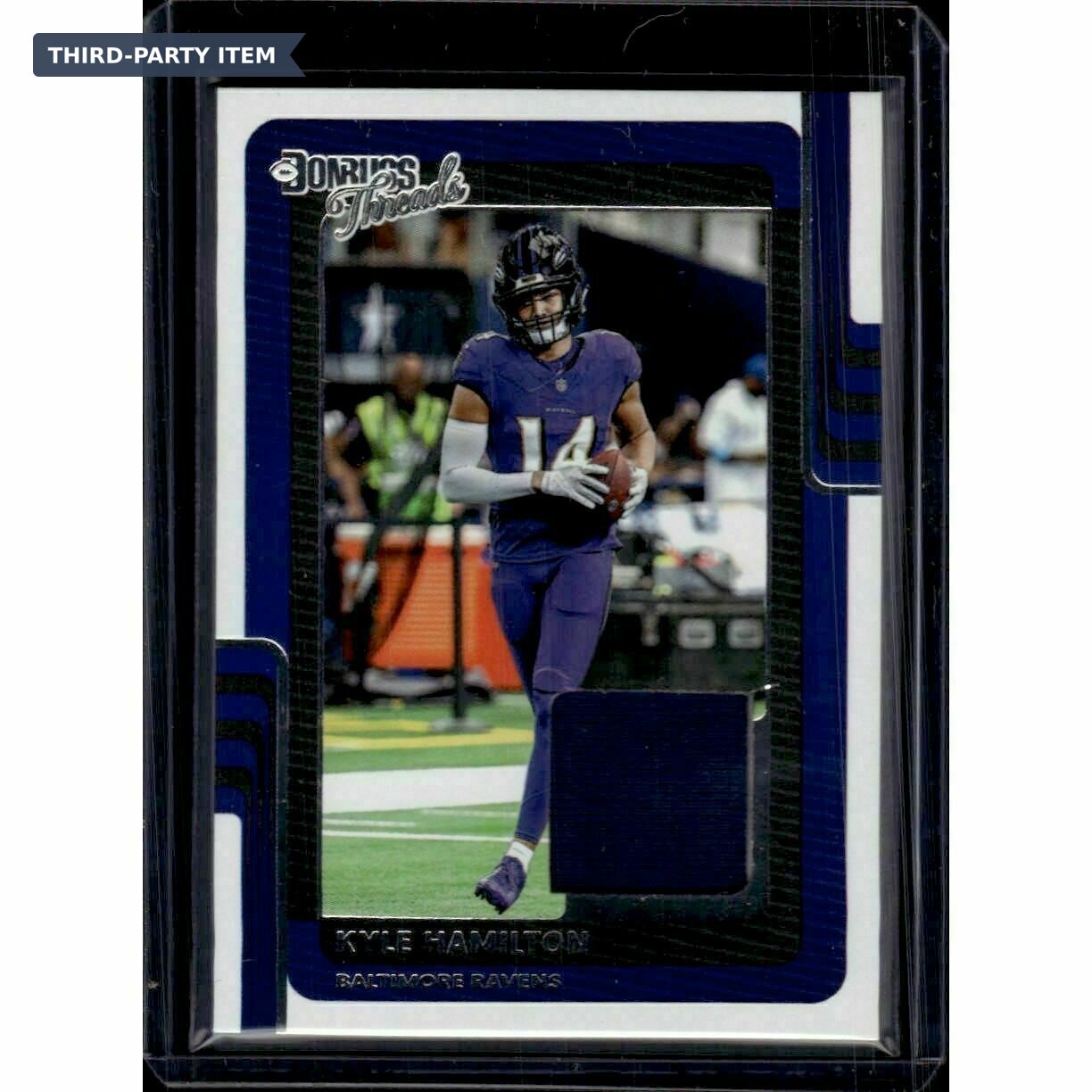 2025 Donruss Kyle Hamilton Donruss Threads Jersey Patch Trading Card