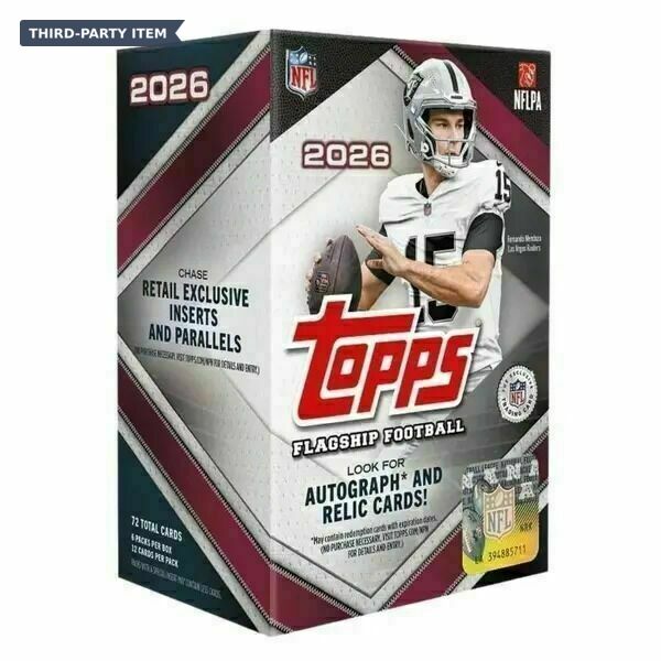 2026 Topps Flagship Football - Value Blaster Box - NEW RELEASE!