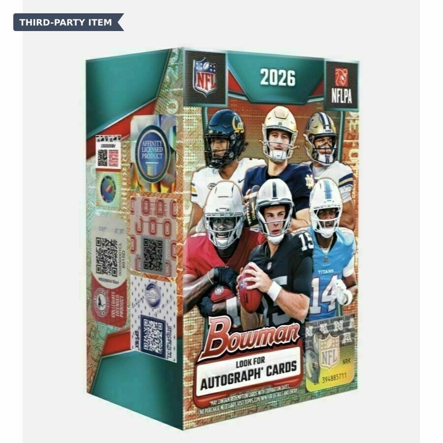 2026 Bowman Football - Value Blaster Box - NEW RELEASE!