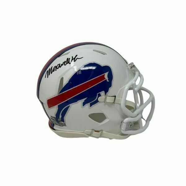 Maxwell Hairston Signed Buffalo Bills 2021 Speed Mini Helmet