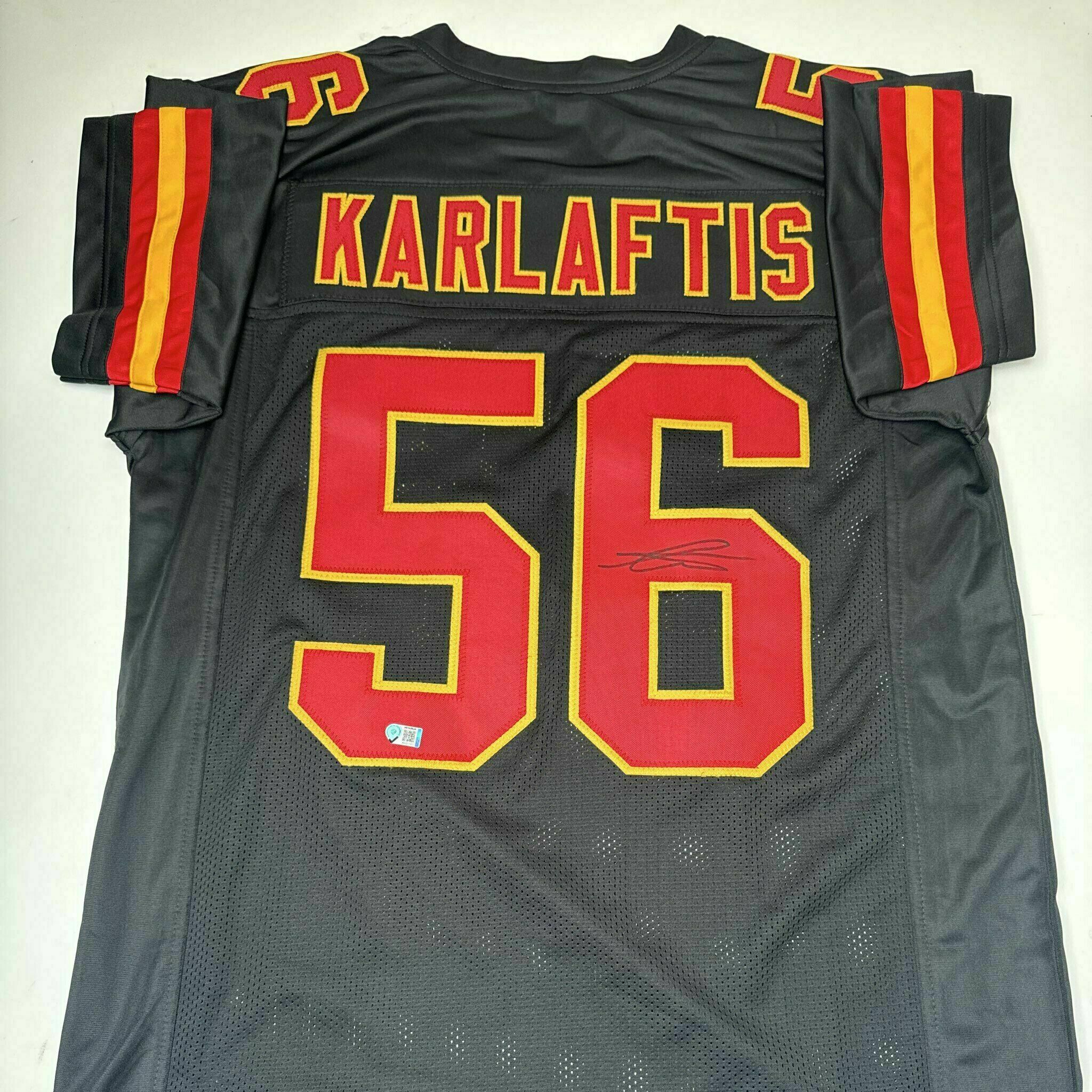 George Karlaftis Signed Black Custom Jersey