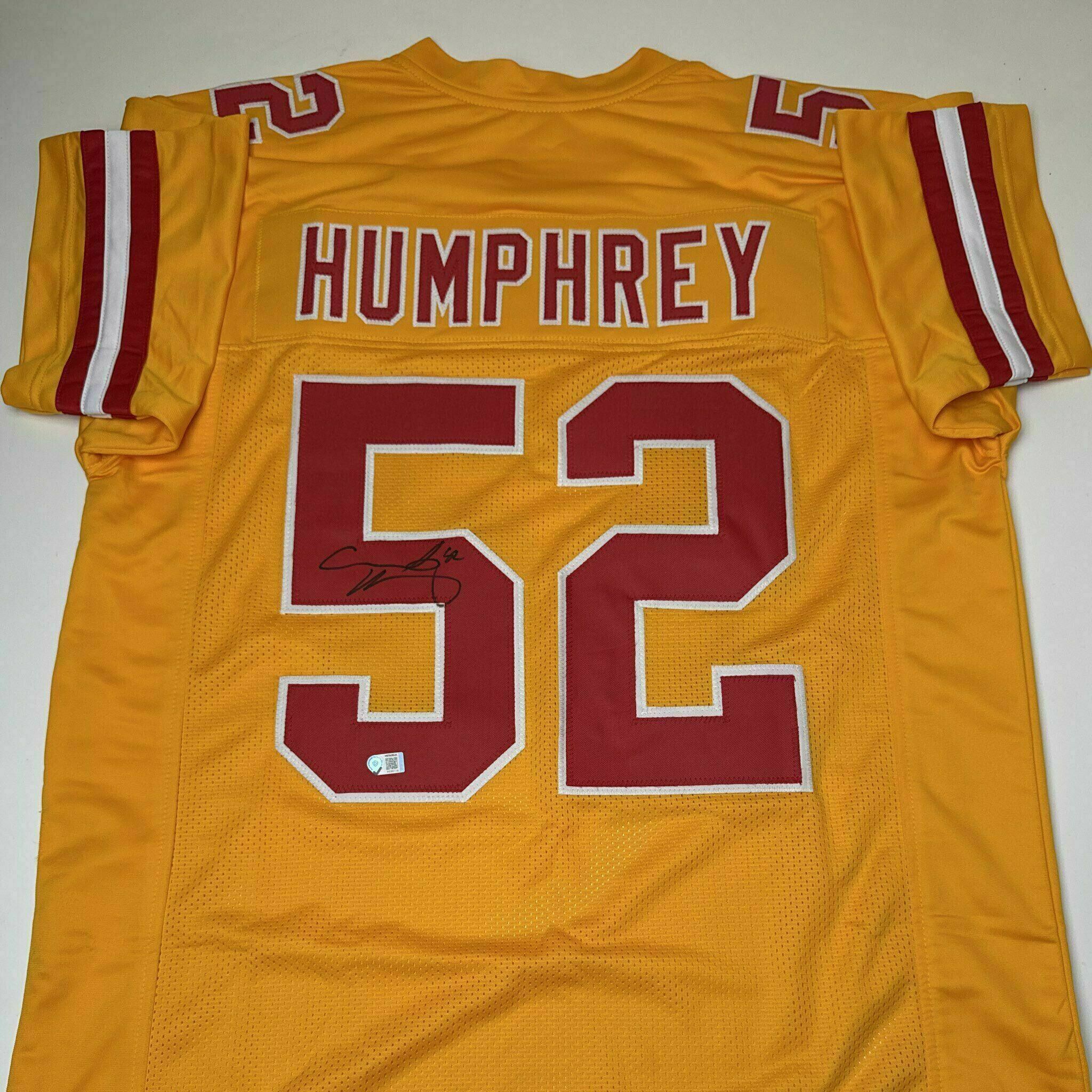 Humphrey Signed Yellow Custom Jersey