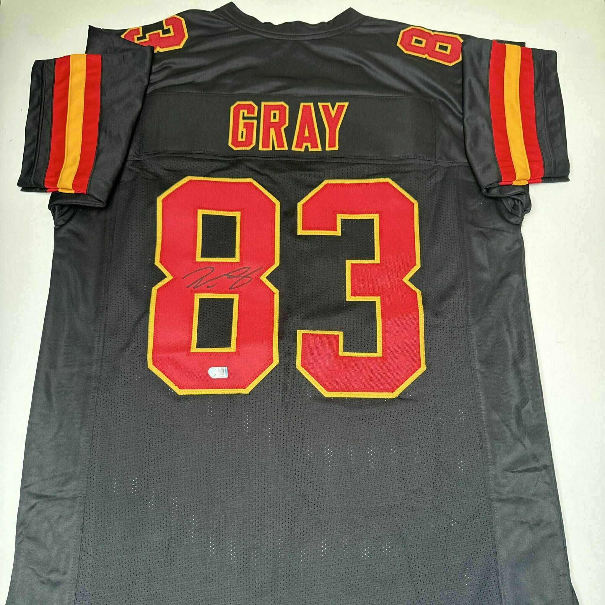 Noah Gray Signed Black Custom Jersey