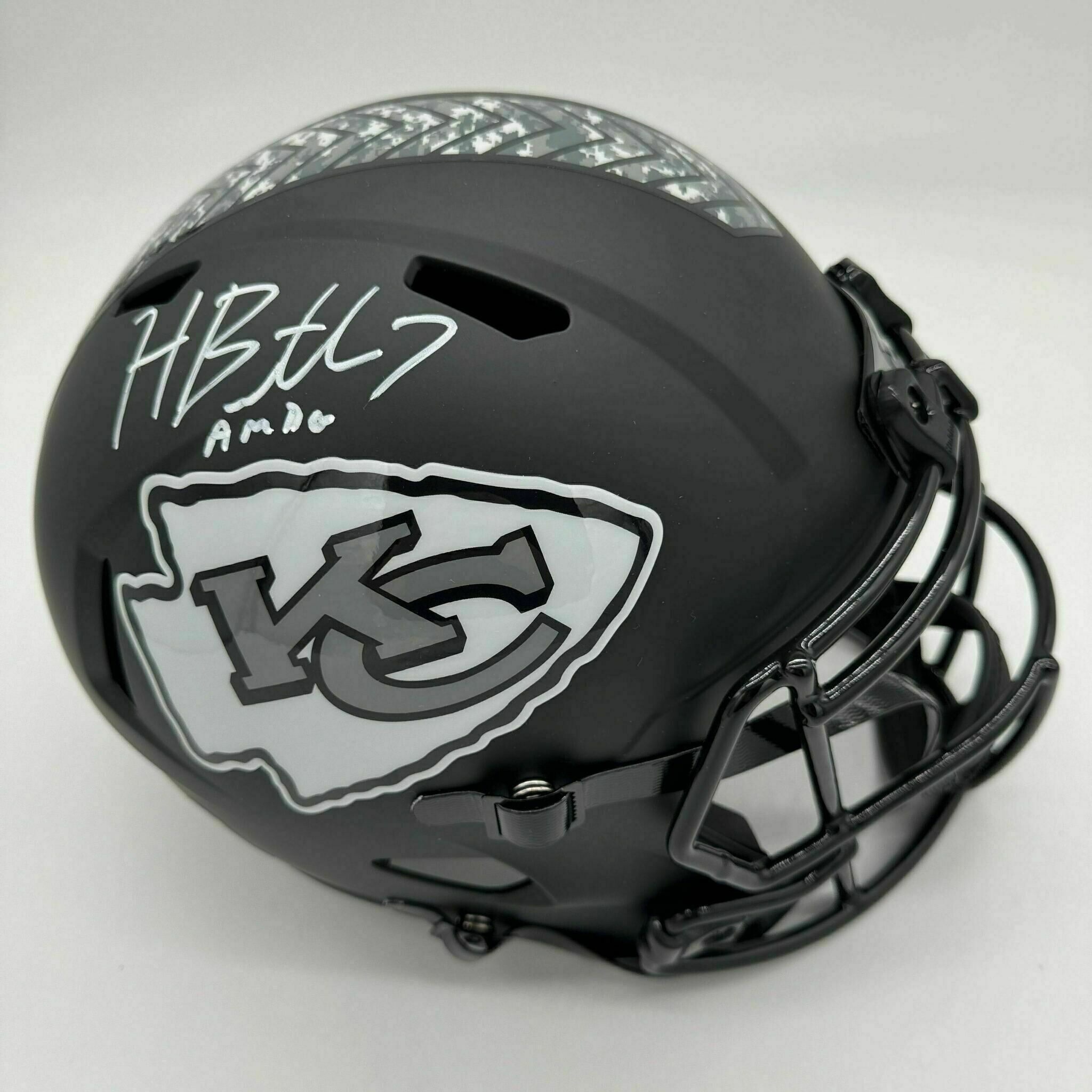 Harrison Butker Signed Full Size 2026 STS Replica Helmet