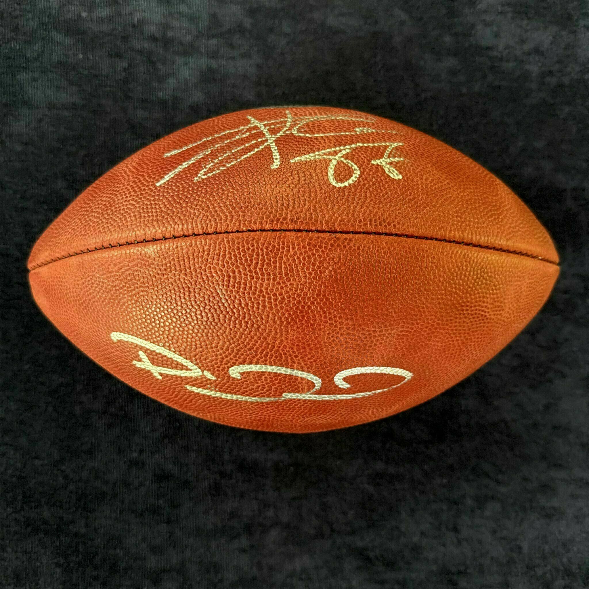 MAHOMES & KELCE signed Team-Issued Ball #369
