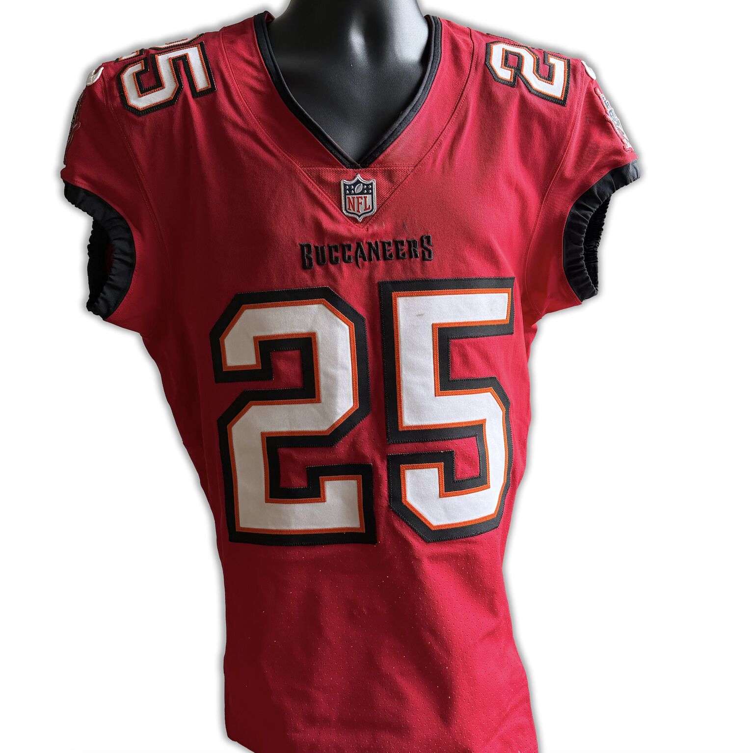#25 Jacob Parrish Game Worn Jersey vs Cowboys