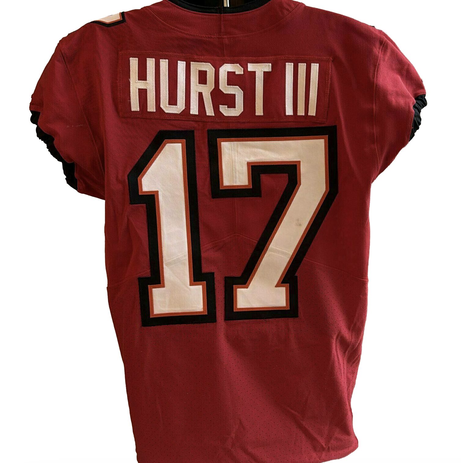#17 Ted Hurst III Game Worn Jersey vs Cowboys