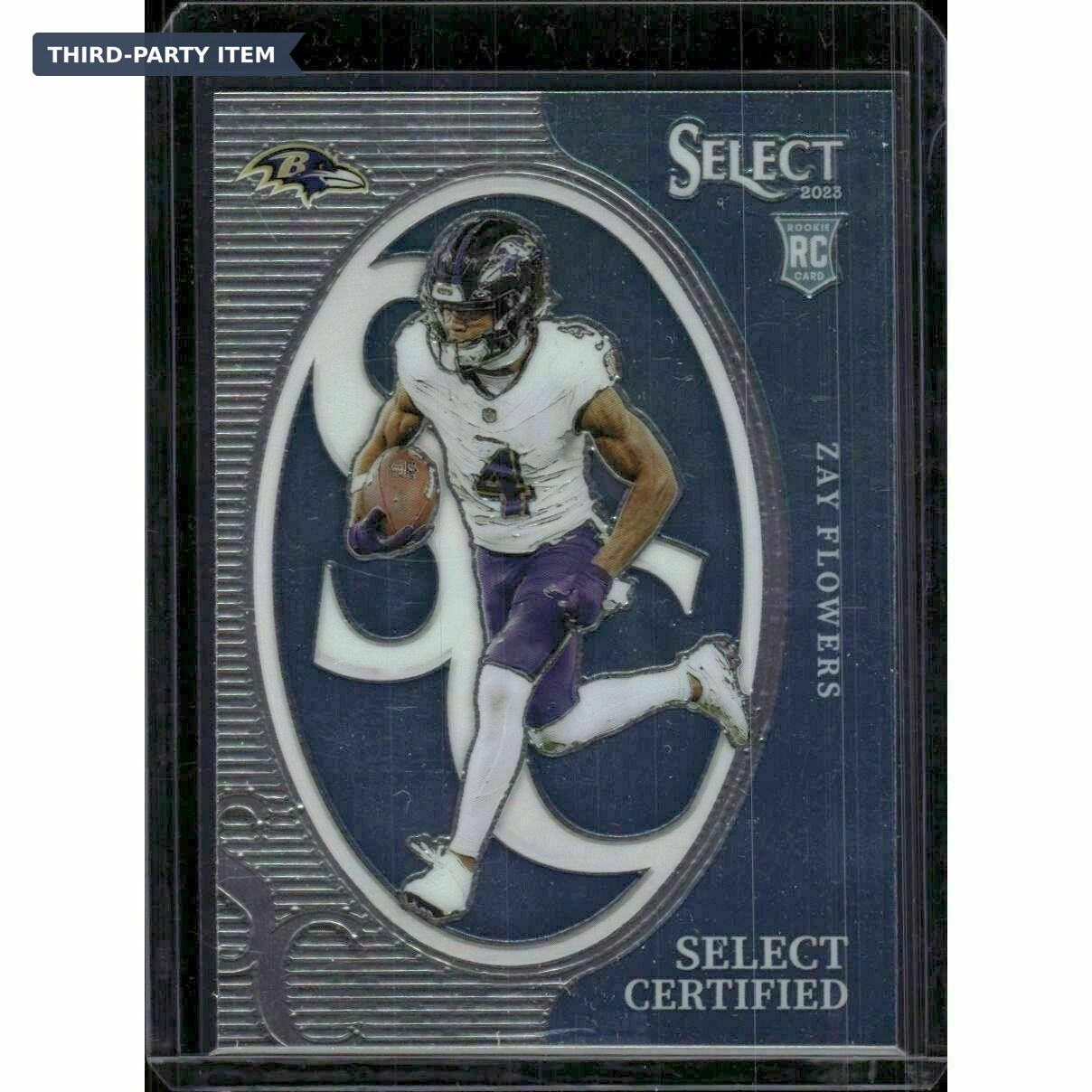 2023 Panini Select Zay Flowers Select Certified Rookie Trading Card