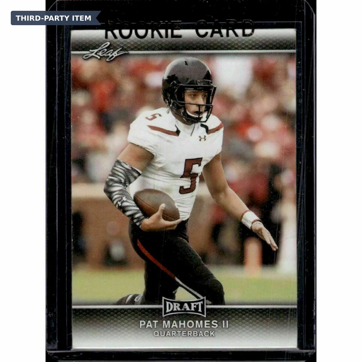 2017 Leaf Draft Pat Mahomes II Rookie Trading Card