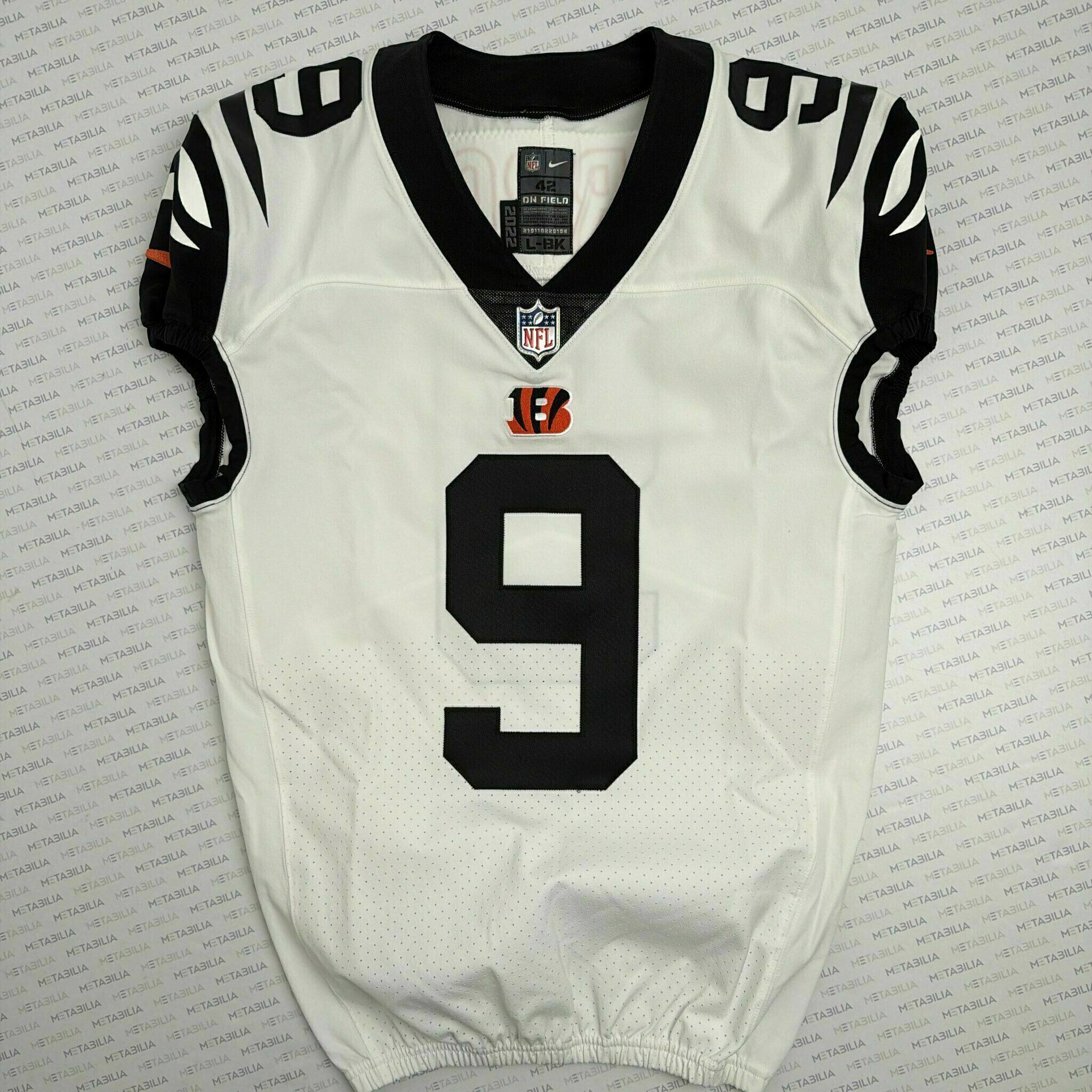 #9 Joe Burrow Team-Issued Jersey, alt white