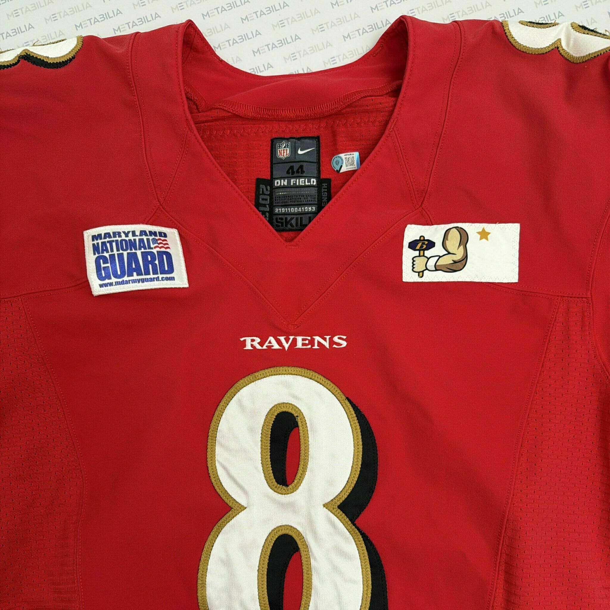 #8 Caleb Hanie Team-Issued Red Jersey