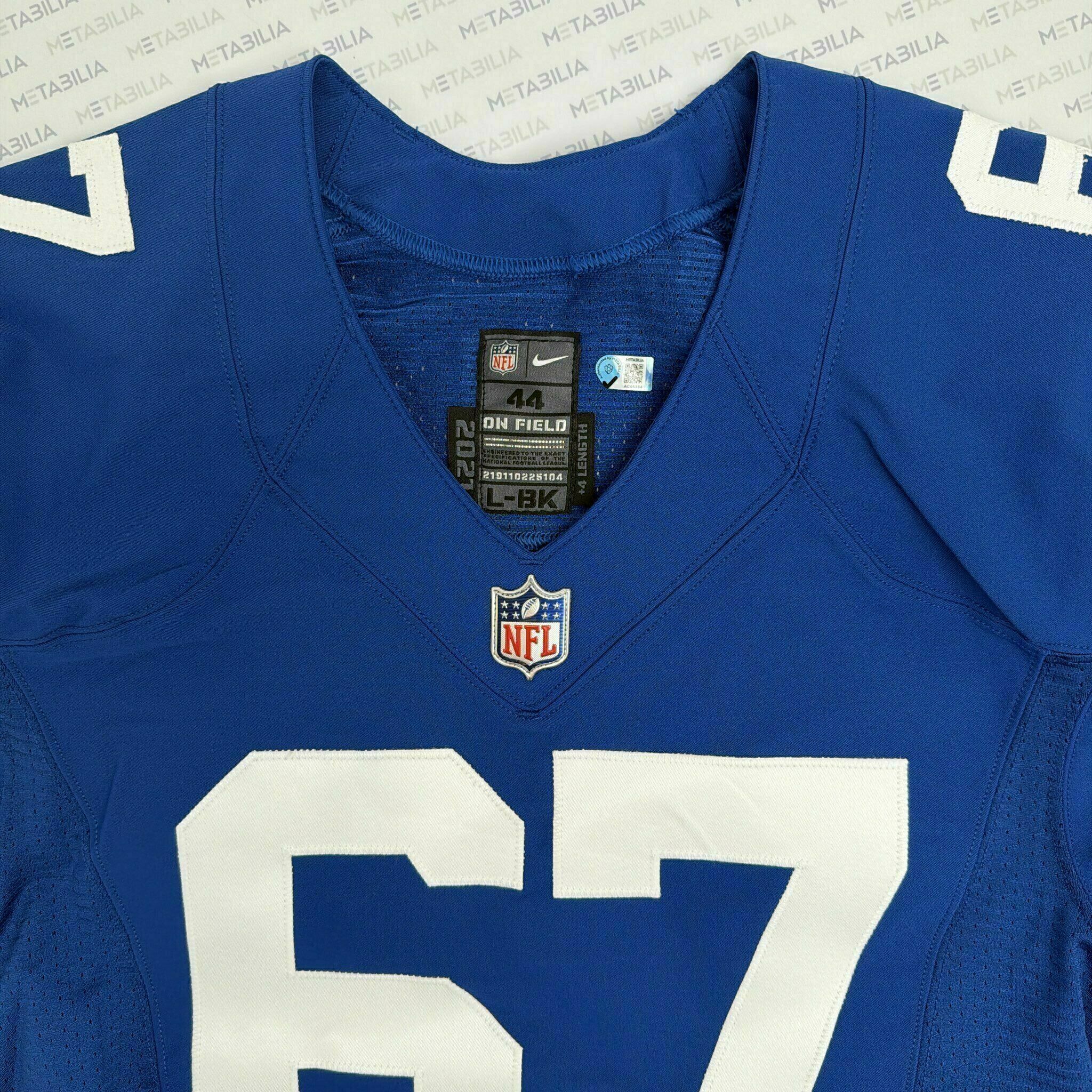 #67 Colts Team-Issued Jersey