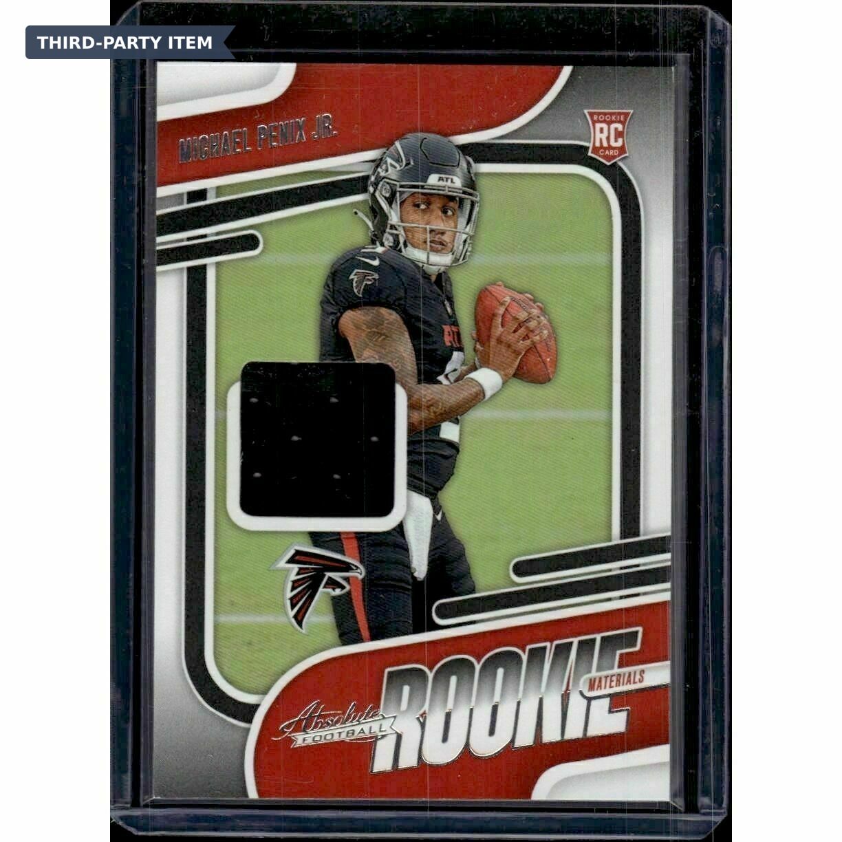 2024 Panini Absolute Michael Penix Jr. Absolute Rookie Materials Jersey Patch Trading Card