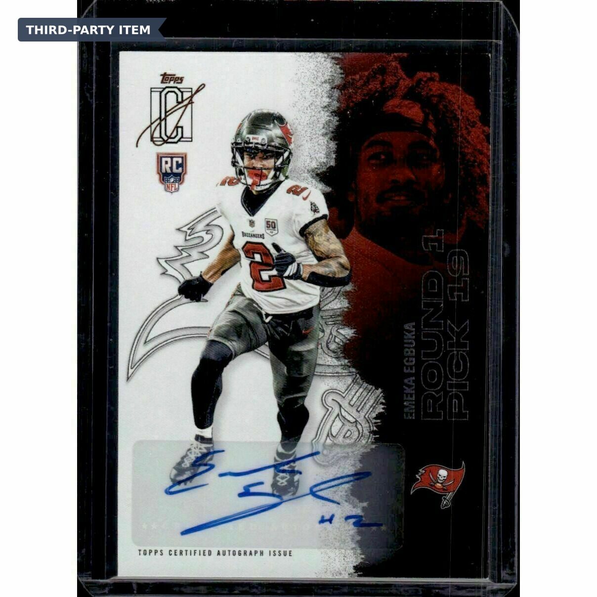 2025 Topps Signature Class Emeka Egbuka Rookie Autograph Trading Card