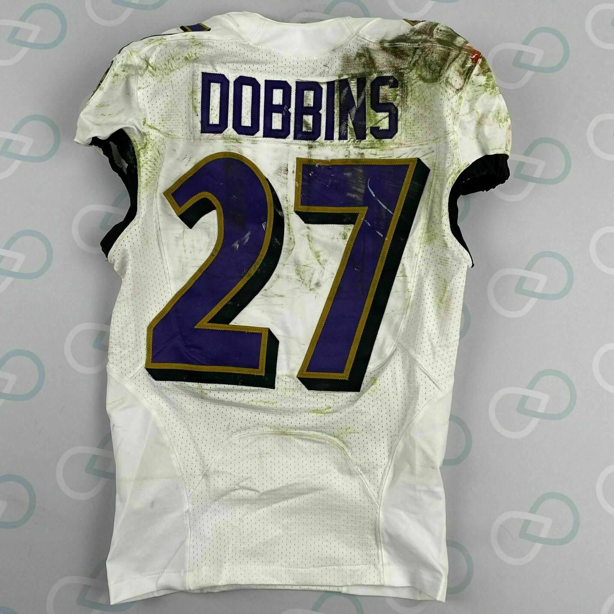 #27 J.K. Dobbins Game-Worn Jersey vs Browns