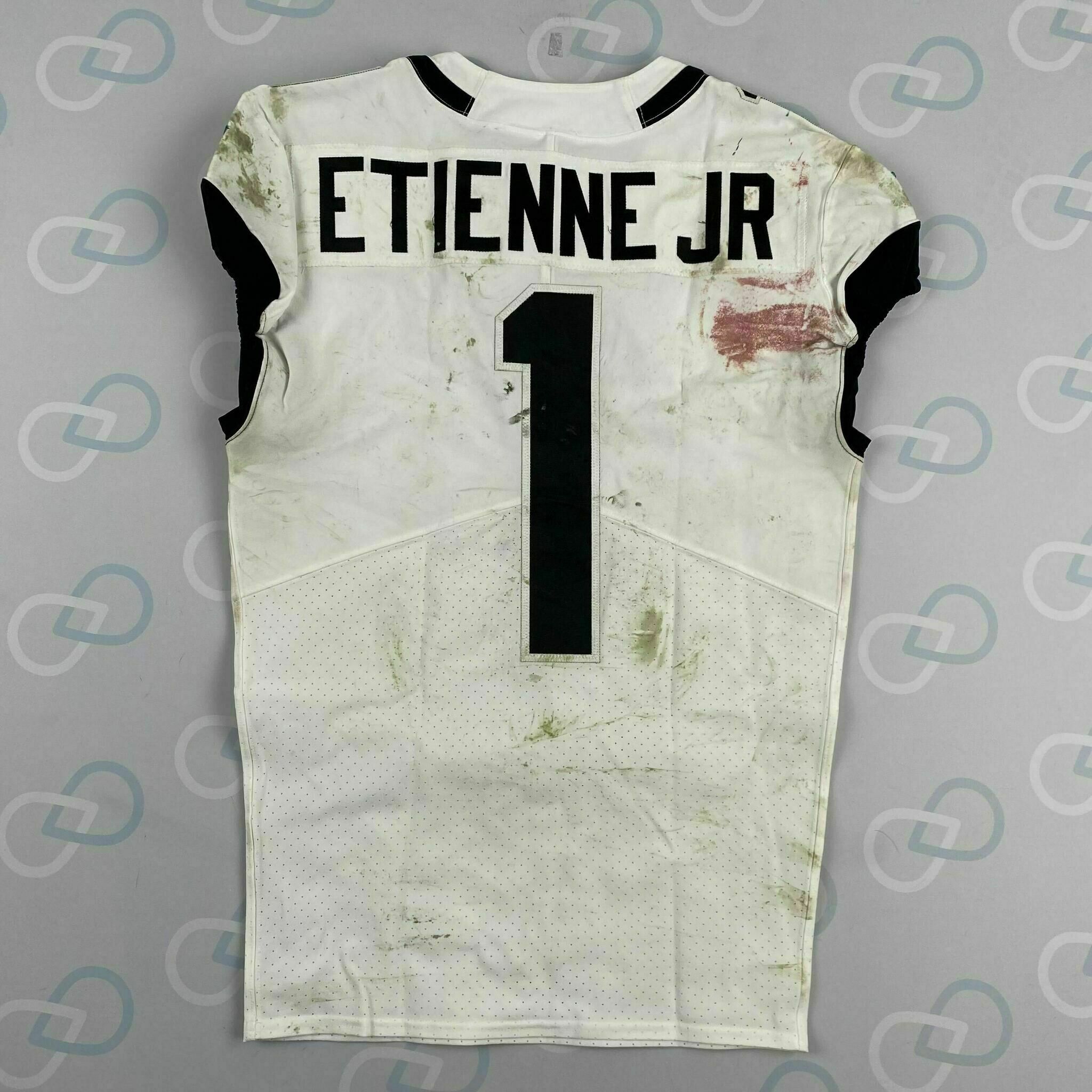 #1 ETIENNE Jr Game-Worn Jersey vs Titans