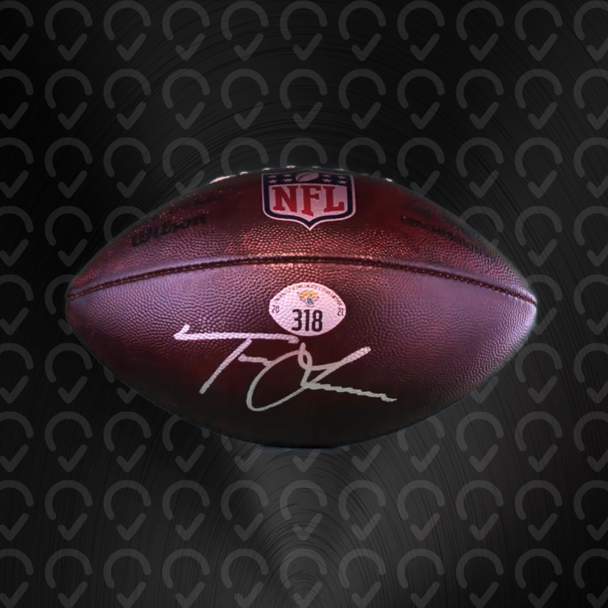 Lawrence Signed Rookie Season Game Used Ball #318