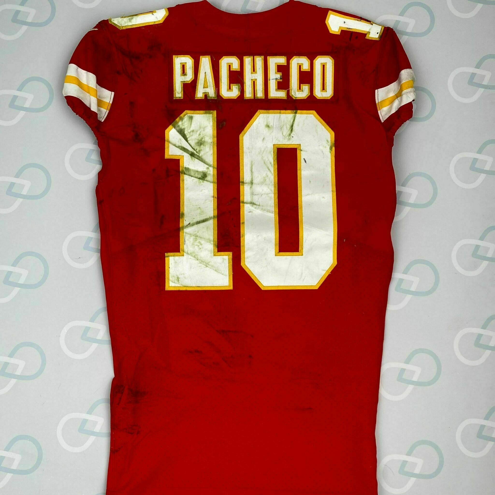 #10 PACHECO AFC Championship Game-Worn Jersey vs Bengals