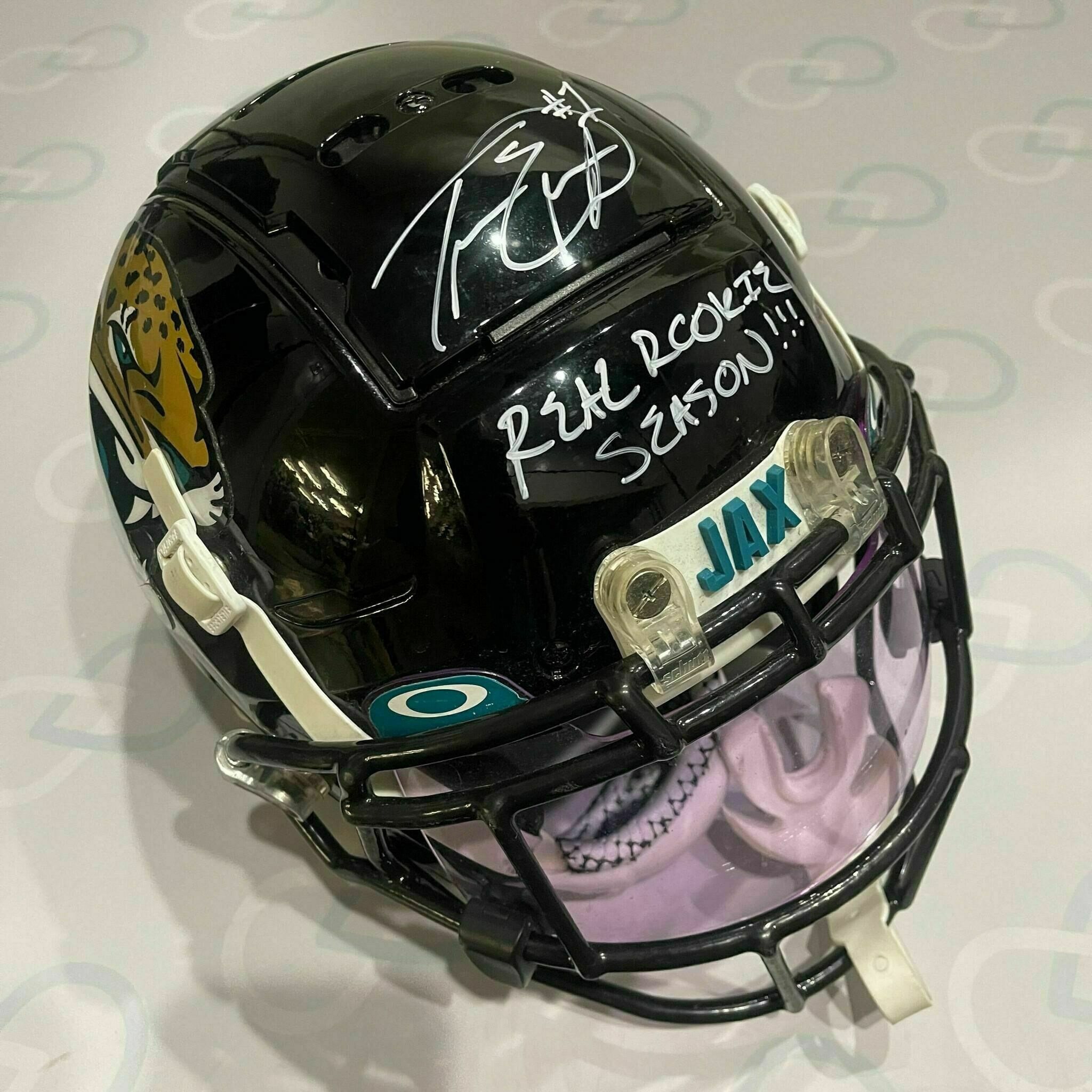 Etienne Signed Inscribed Game-Used Helmet 2022/23 Season